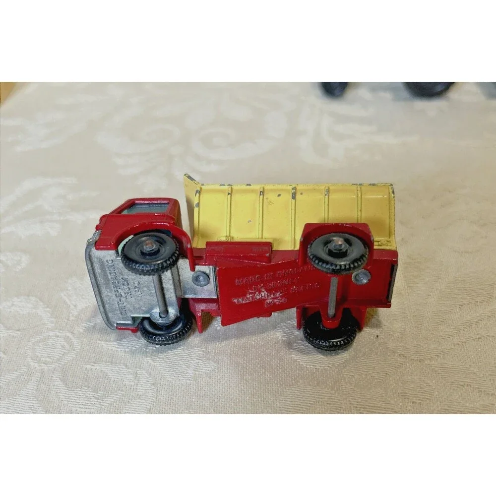 Vintage Matchbox Superfast Diecast Lot 4 Lesney England Tractor Cement Dump Trk
